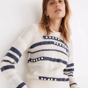 Madewell Grandover Bubble Pullover Sweater